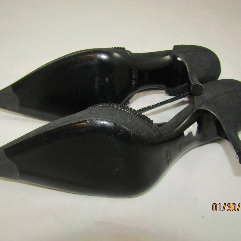 MARTIN CLAY Rhinestones Pointy Toe Pumps - Picture 7 of 7